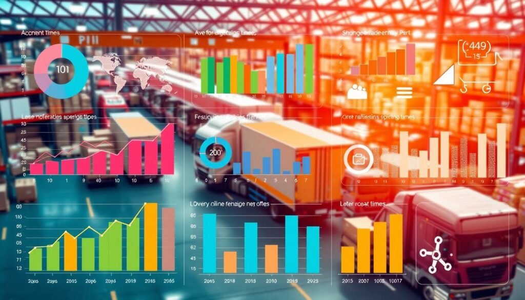 Métricas e KPIs para logística