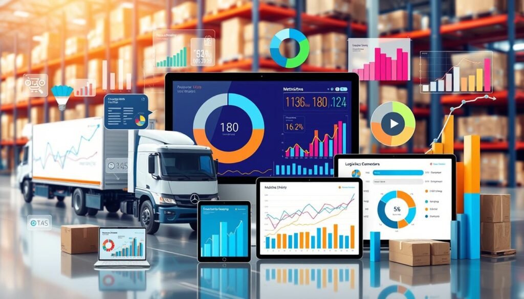 Métricas e KPIs para logística